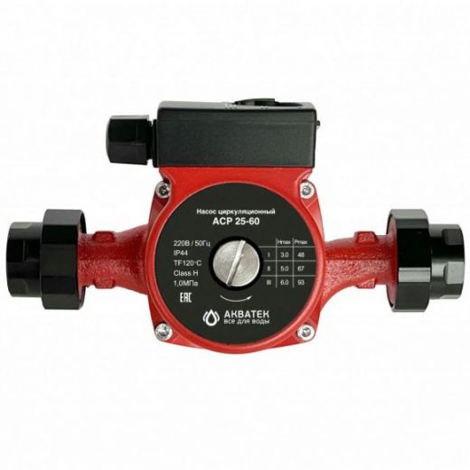 Насос циркуляционный ACP 25-60 с гайками тип 3 Акватек