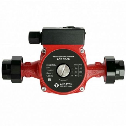 Насос циркуляционный ACP 32-80 с гайками тип 3 Акватек