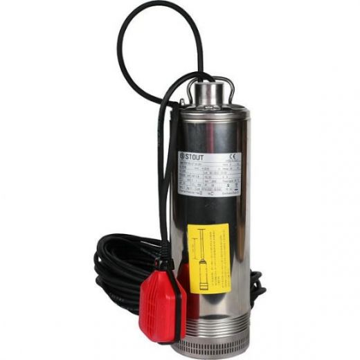 Насос колодезный с поплавком 90/32, кабель 20 м STOUT