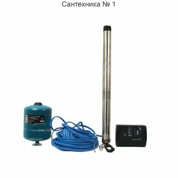 Насос скважинный SQE 3-105 с кабелем 80 м Grundfos