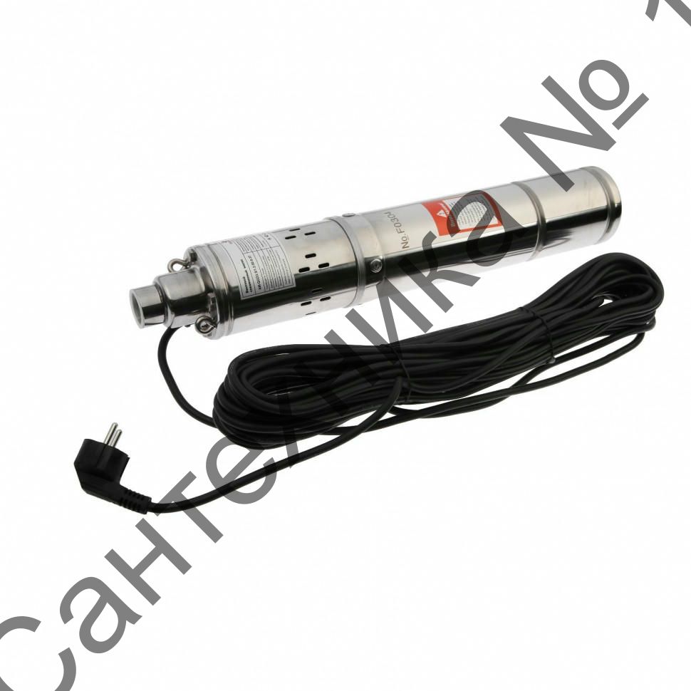 Насос скважинный AM-QGD3.5/1.2 370 Вт, напор 90 м, 25 л/мин, кабель 20 м TIM