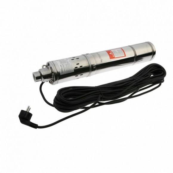 Насос скважинный AM-QGD3.5/1.2 370 Вт, напор 90 м, 25 л/мин, кабель 20 м TIM