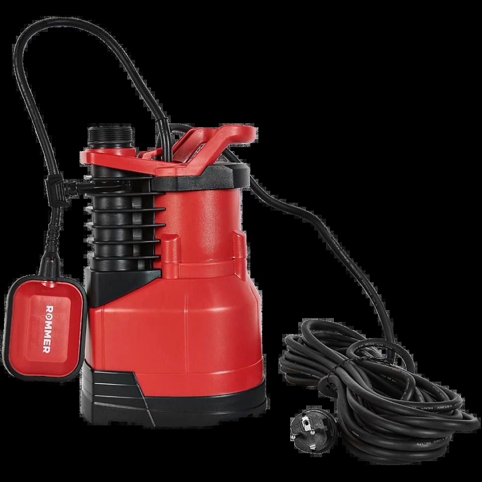 Насос дренажный для чистой воды PROFI 900 Вт, кабель 10 м ROMMER
