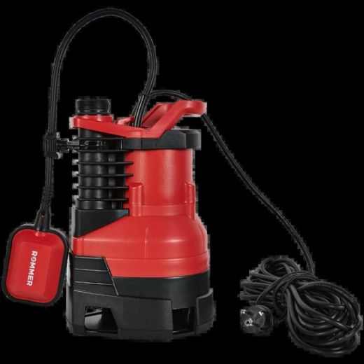Насос дренажный для грязной воды PROFI 400 Вт, кабель 10 м ROMMER