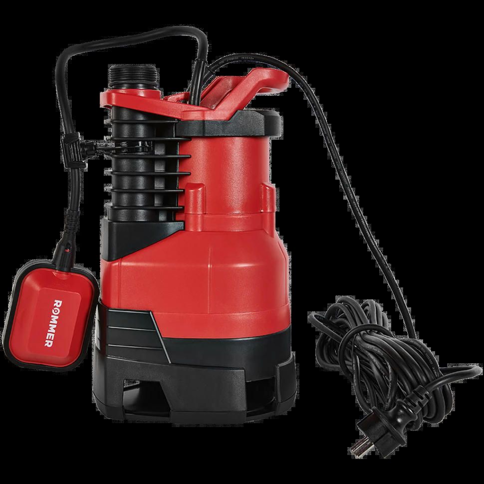 Насос дренажный для грязной воды PROFI 550 Вт, кабель 10 м ROMMER