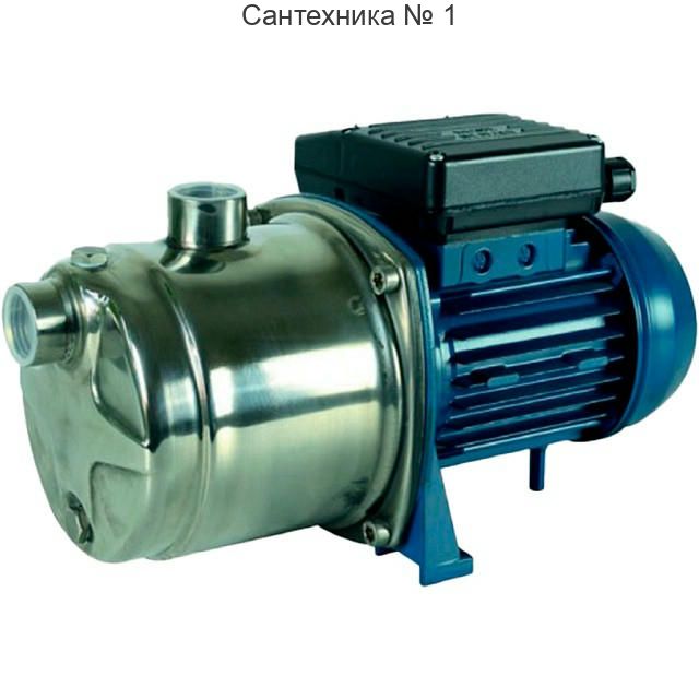 Насос поверхностный 40 л/мин, 60.5 м, корпус из нержавеющей стали STOUT