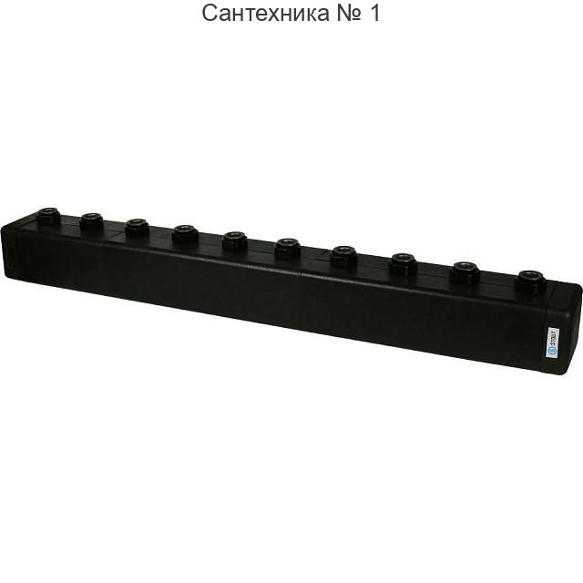 Коллектор распределительный стальной 5 отопительных контуров в теплоизоляции DN 25 STOUT