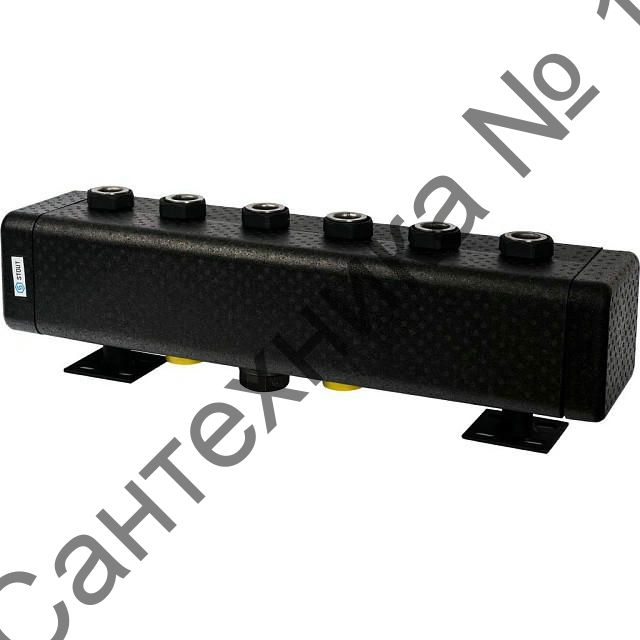 Коллектор распределительный стальной 3 отопительных контура в теплоизоляции DN 32 STOUT