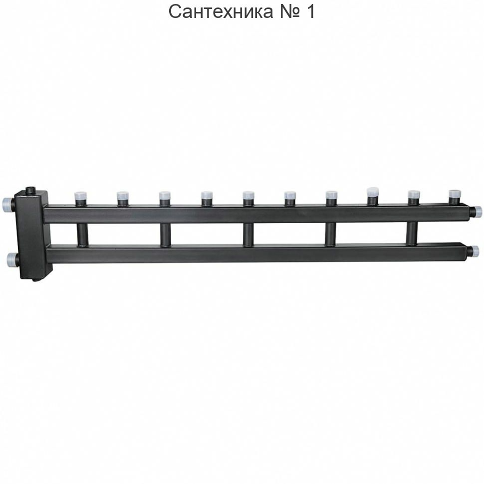 Коллектор (дублер рядный) с гидроразделителем на 5+1 контура до 60 кВт ROMMER