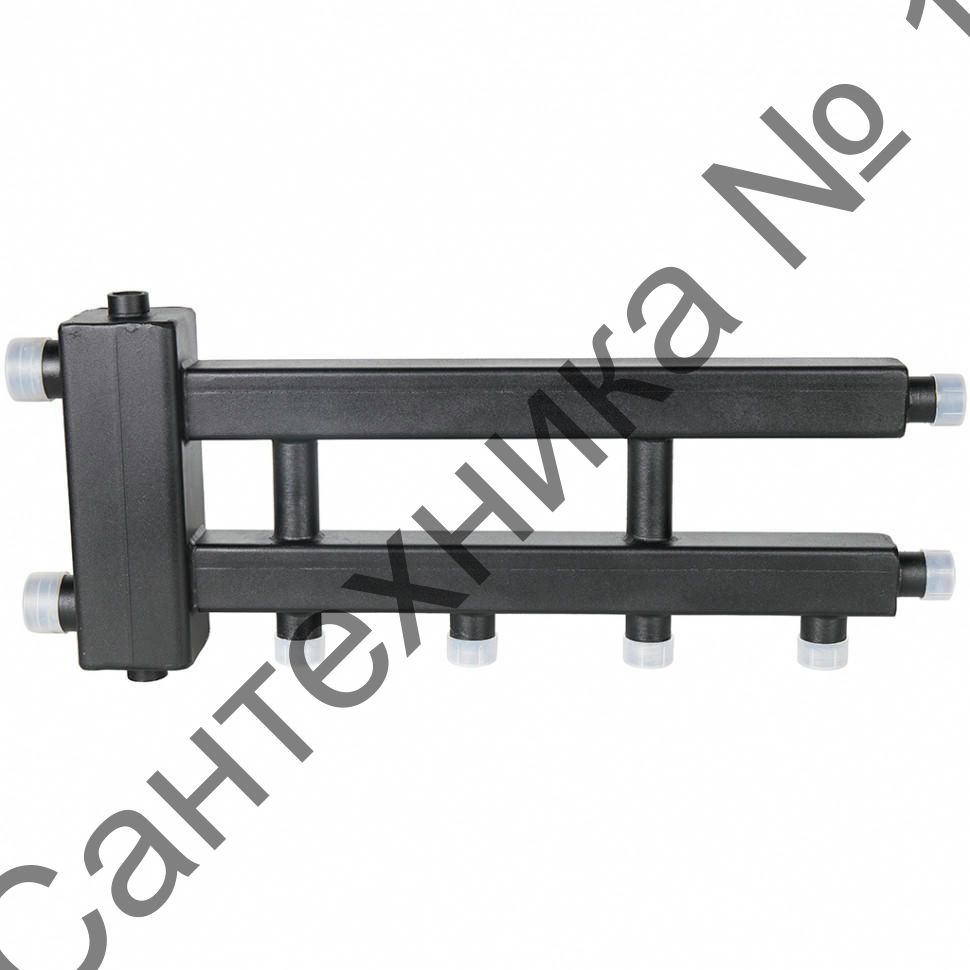 Коллектор (дублер рядный) с гидроразделителем на 2+1 контура до 60 кВт ROMMER