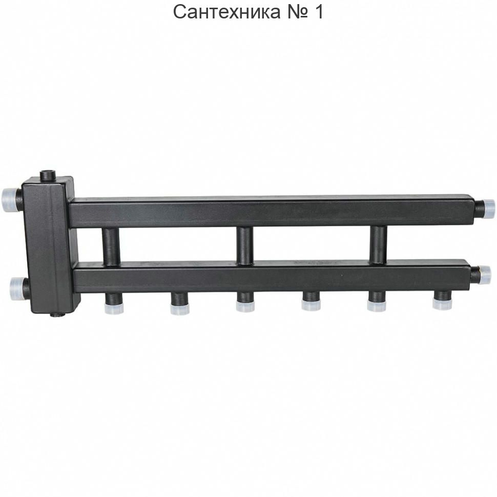 Коллектор (дублер рядный) с гидроразделителем на 3+1 контура до 60 кВт ROMMER