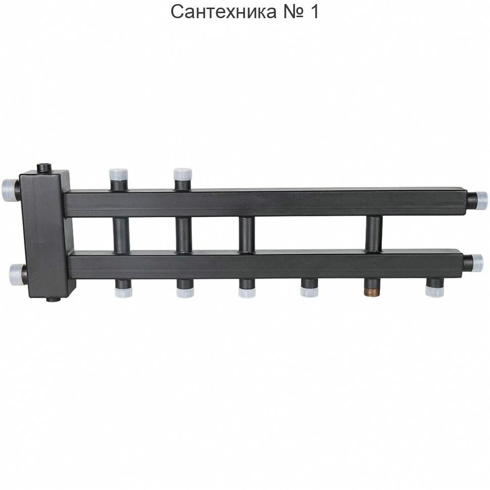 Коллектор (дублер компакт) с гидроразделителем на 3+1+1 контура до 60 кВт ROMMER