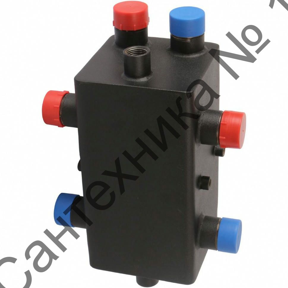 Коллектор (дублер рядный) с гидроразделителем на 2 контура ROMMER