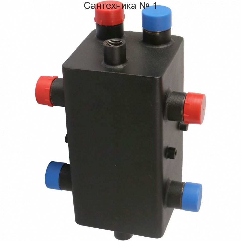 Коллектор (дублер рядный) с гидроразделителем на 2 контура ROMMER