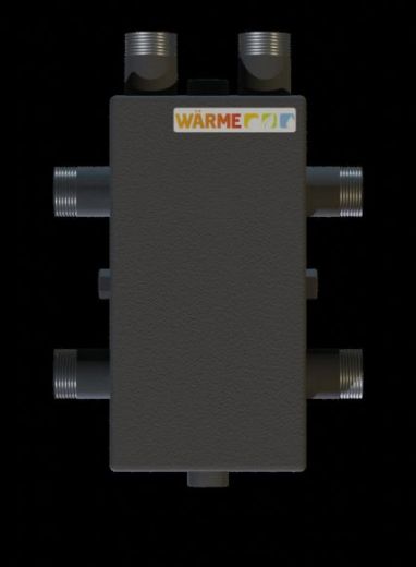 Коллектор WKSG28.2 с гидравлическим разделителем под настенный котел на 2 контура Warme