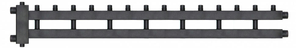 Коллектор с гидроразделителем WKD.R.85 на 7+1 контуров до 85 кВт, дублер рядный Warme