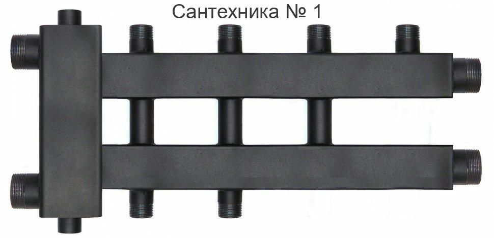 Коллектор с гидроразделителем WKD.R.85.К на 2+1+1 контуров до 85 кВт Warme