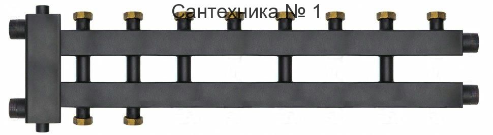 Коллектор с гидроразделителем WKD.R.85.К на 4+1+1 контуров до 85 кВт Warme