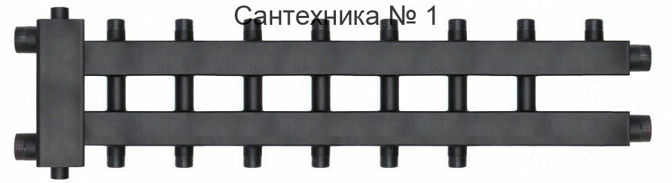 Коллектор с гидроразделителем WKD.R.85.К на 4+3+1 контуров до 85 кВт Warme