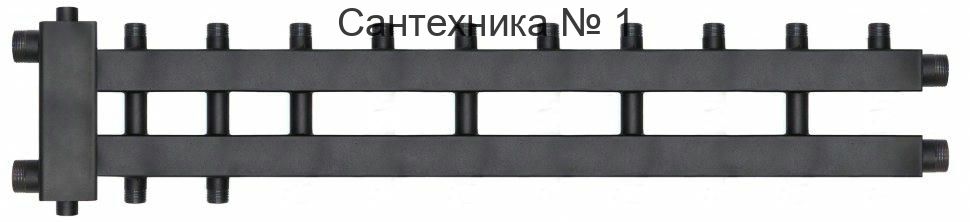 Коллектор с гидроразделителем WKD.R.85.К на 5+1+1 контуров до 85 кВт Warme