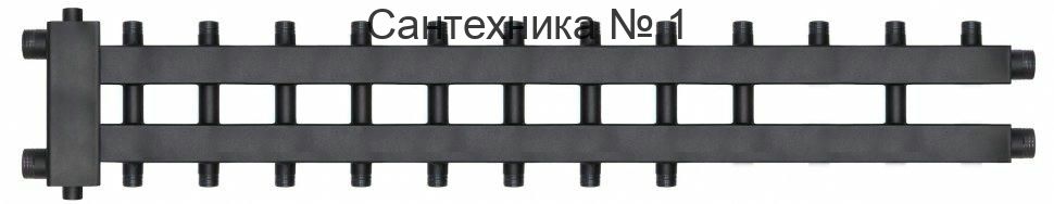 Коллектор с гидроразделителем WKD.R.85.К на 6+4+1 контуров до 85 кВт Warme