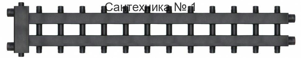 Коллектор с гидроразделителем WKD.R.85.К на 6+6+1 контуров до 85 кВт Warme