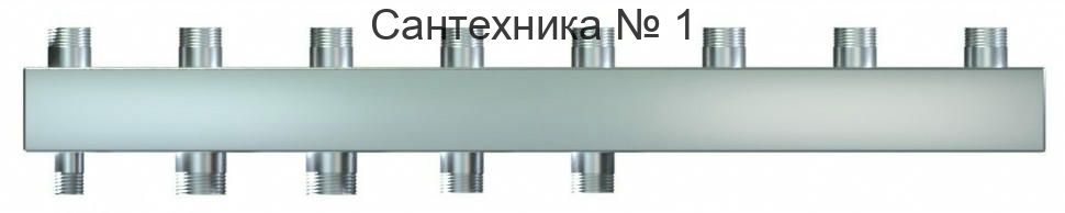 Коллектор из нержавеющей стали WKS80.S на 5 контуров 4+1, компакт Warme