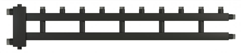 Коллектор с гидроразделителем WKD.R.60 на 5+1 контуров до 60 кВт, дублер рядный Warme