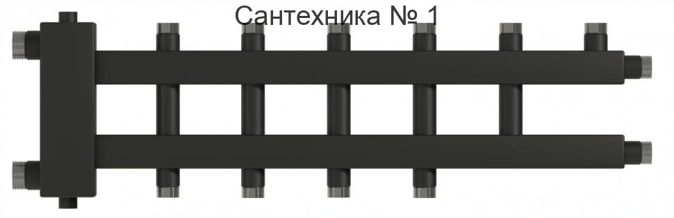 Коллектор с гидроразделителем WKD.R.60.К на 3+2+1 контуров до 60 кВт, дублер компакт Warme