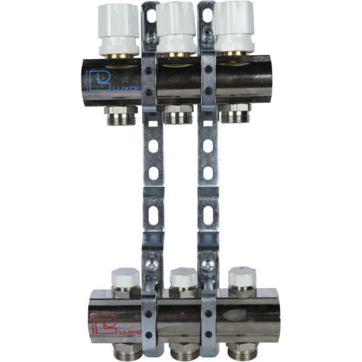 Коллекторная группа 1" на 3 выхода 3/4 EK Luxor CD 468M