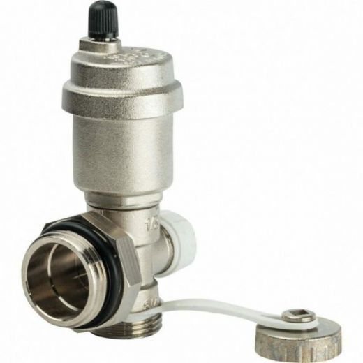 Регулируемый концевой фитинг с дренажным вентилем, автоматический воздухоотводчик 1 STOUT