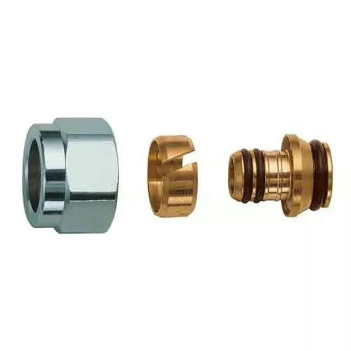 Концовка для металлопластиковых труб 16х2 евроконус 3/4" FAR