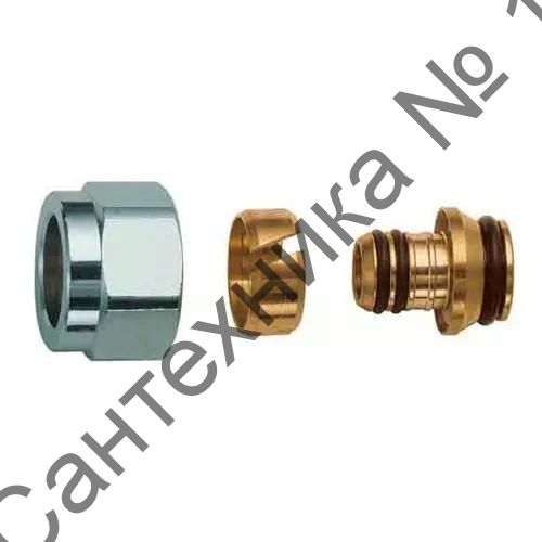 Концовка для металлопластиковых труб 16х2 евроконус 3/4" FAR