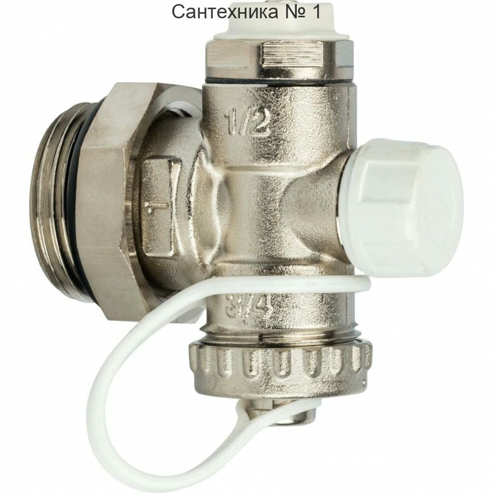 Регулируемый концевой фитинг с дренажным вентилем, ручной воздухоотводчик 1 STOUT