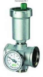 Узел с выпускником воздуха, термометром и заглушкой 1" FAR