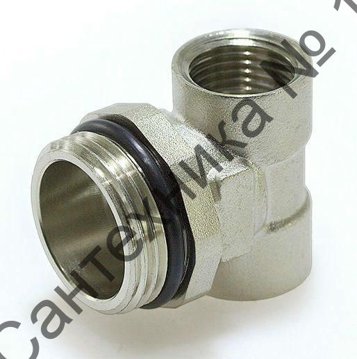 Тройник под воздухоотводчик и сливной кран TIM