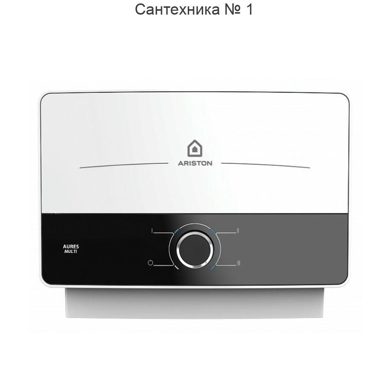 Водонагреватель электрический проточный 7,7 кВт, Ariston AURES M 7.7, 220