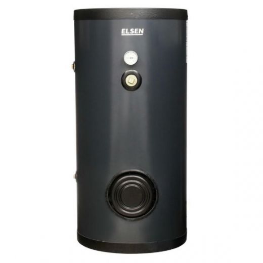 Бойлер косвенного нагрева с одним змеевиком 200 л, внешнее покрытие оцинкованная сталь ELSEN