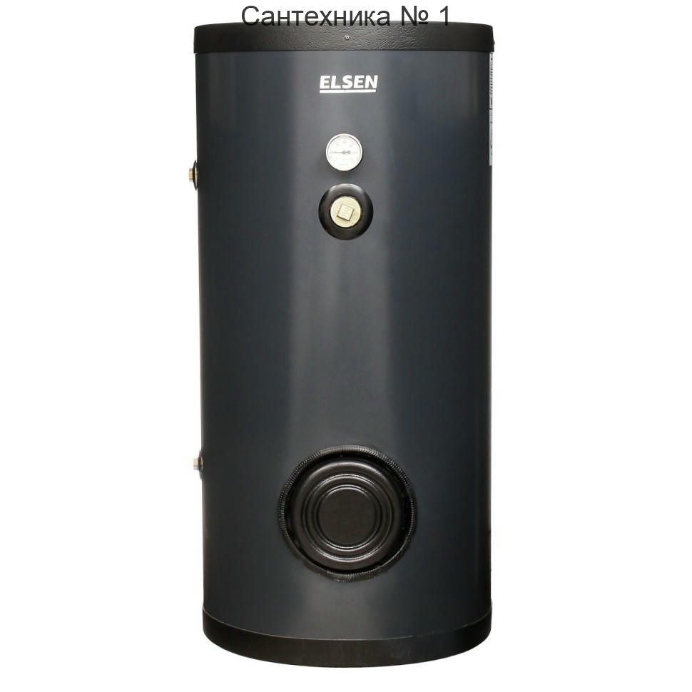 Бойлер косвенного нагрева с одним змеевиком 200 л, внешнее покрытие оцинкованная сталь ELSEN
