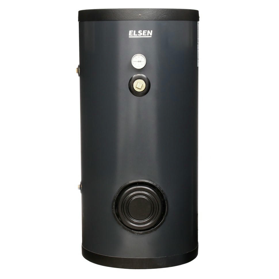 Бойлер косвенного нагрева с одним змеевиком 300 л, внешнее покрытие оцинкованная сталь ELSEN
