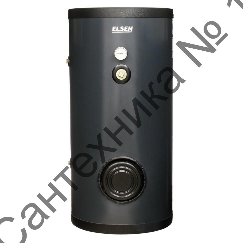 Бойлер косвенного нагрева с одним змеевиком 300 л, внешнее покрытие оцинкованная сталь ELSEN