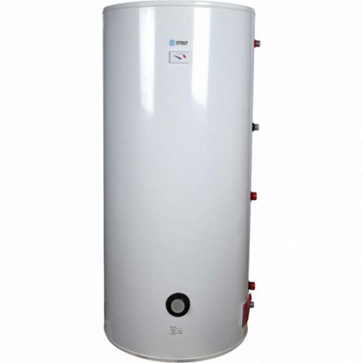 Напольный бойлер косвенного нагрева Stout 300 литров с ТЭНом 3 кВт