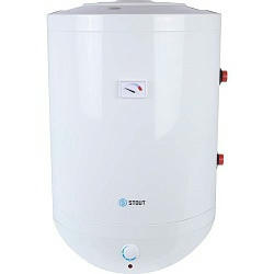 Водонагреватель комбинированного нагрева 75 л, ТЭН 2,4 кВт, настенный STOUT