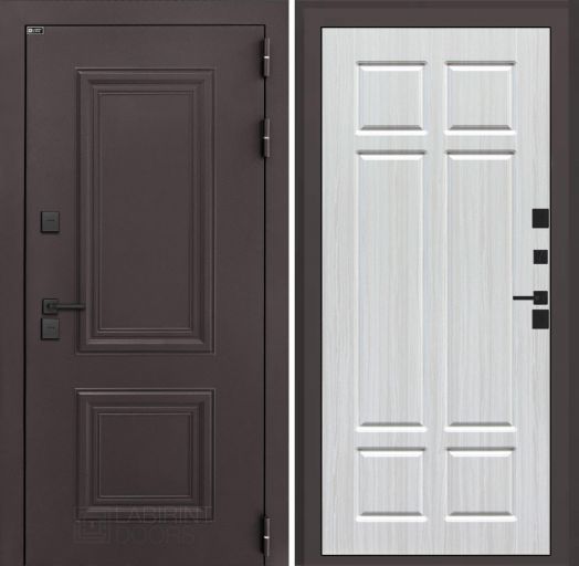 Входная дверь Лабиринт Полярис Лайт - 08 Кристалл Вуд с терморазрывом