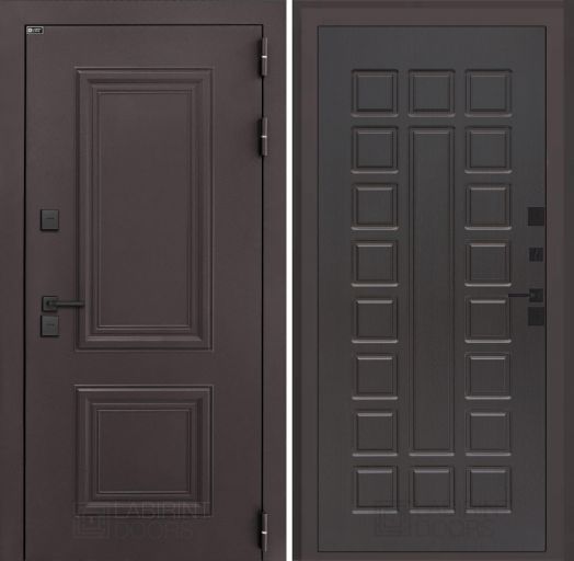 Входная дверь Лабиринт Полярис Лайт - 04 Венге с терморазрывом