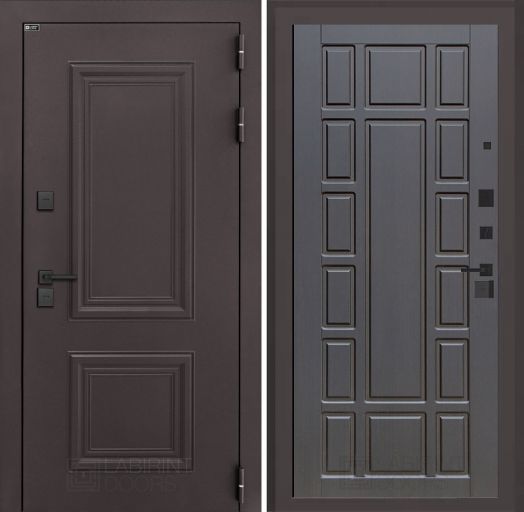 Входная дверь Лабиринт Полярис Лайт - 12 Венге с терморазрывом