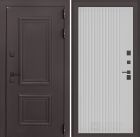 Входная дверь Лабиринт Полярис Лайт - 29 Белый софт рельеф с терморазрывом