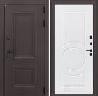 Входная дверь Лабиринт Полярис Лайт - 23 Белый софт с терморазрывом