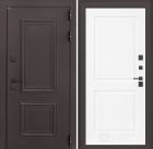 Входная дверь Лабиринт Полярис Лайт - 11 Белый софт с терморазрывом