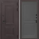 Входная дверь Лабиринт Полярис Лайт - 11 Графит софт с терморазрывом